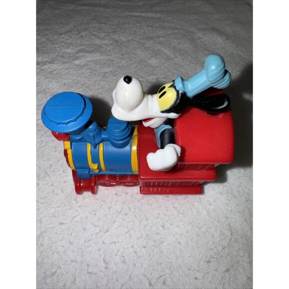 Disney Goofy Train‎ Conductor Toy Figure Vintage Collectible Locomotive Decor - Picture 3 of 10